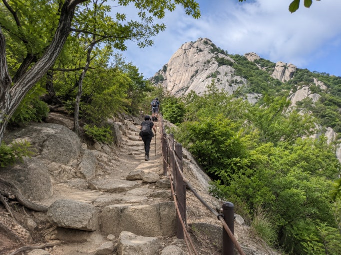 일반적인 등산코스