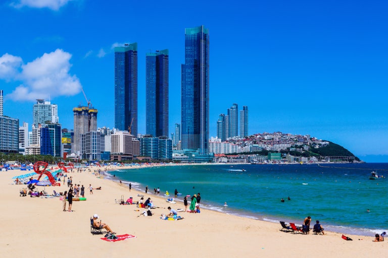 Haeundae Beach in Busan