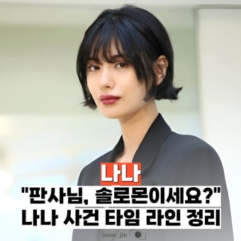 나나 자택 침입 강도