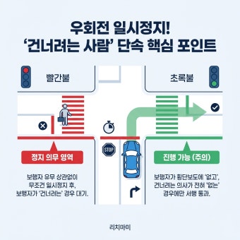 우회전 일시정지 규칙
