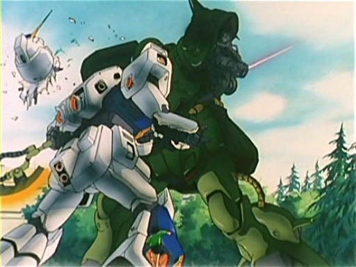 알렉스와 자쿠 II 改의 최후 결전