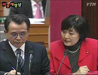 박영선의원 한승수총리, 강만수 장관 대정부 질문 동영상 및 기사내용[경제,외환보유고,환율,물가,고유가]