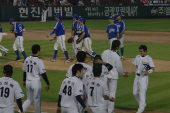 20090627 두산 vs 삼성 / 경기종료 후