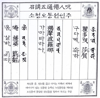 효원 송준영,진언집 1 -결수문 20 - 소청오통선인주