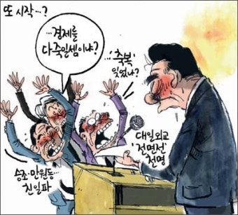 노대통령의 경고...