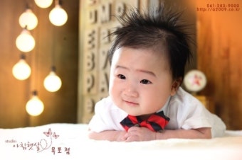 울아들 100일 촬영했어요^^