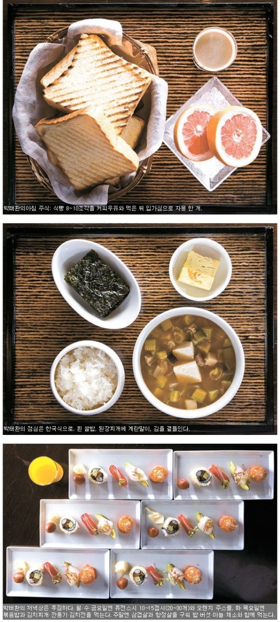 올림픽 디펜딩 챔피언 박태환의 신비로운 식단, 그 노하우는?