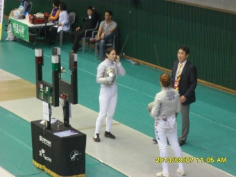 [직관영상]2013 펜싱국가대표선발전 여자사브르 9/7 경기모음(이희라 vs.황선아,이우리 vs.김선희)(by 원뚜쉬님)