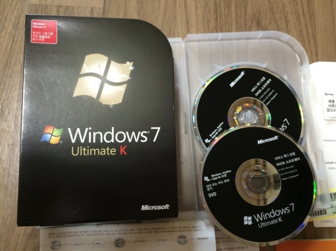 Microsoft Windows 7 Ultimate K 처음사용자용 한글