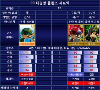 프로2군 덱공략 32.90 태평양 돌핀스