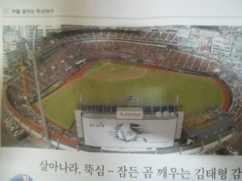 달라진 수원야구장