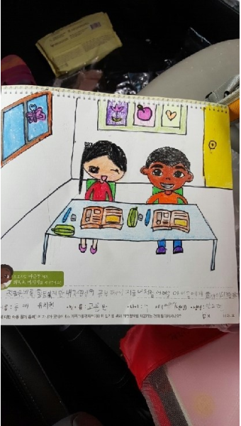 을딸이 그린 그림
