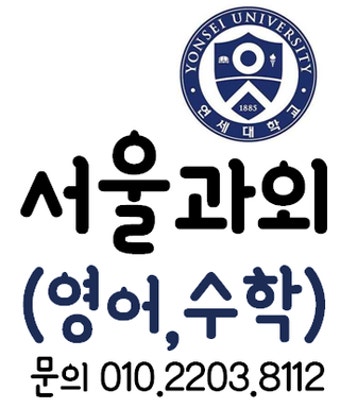 서울 과외, 서울영어과외, 서울수학과외 (사회, 국어과외) - 연세대 여쌤!!
