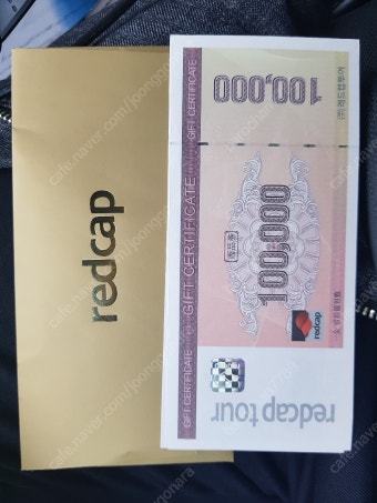 레드캡 투어 상품권