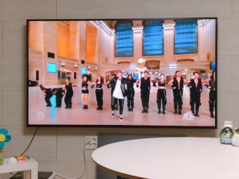 BTS 방탄소년단 지미팰런쇼CNBC에서 하네요! 센트럴파크역에서 새앨범 ON공개!