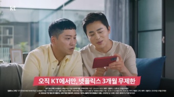 [CF] 조정석, 김대명 - KT 쓰임새있게 넷플릭스3개월무제한편 / 30s. 2020