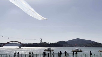 사천에어쇼 블랙이글스 특별에어쇼 사천 바다뷰 2021삼천포대교공원