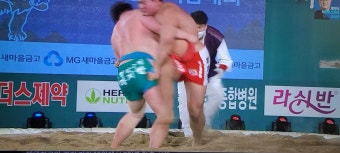 2022,설날장사씨름대회             태안 최성민 백두장사 등극!
