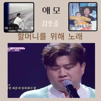 김호중 - DNA 싱어 출연 할머니 향한 헌정곡 '애모'로 감동 무대 선사