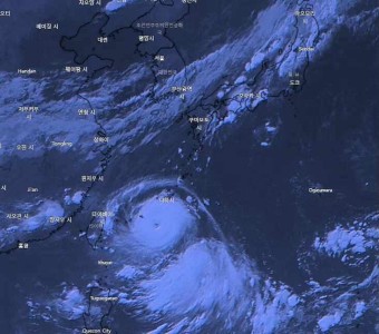 11호 태풍 힌남노 경로 실시간 진로 | 노르웨이 기상청 윈디닷컴