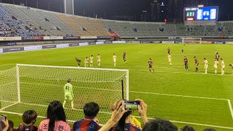 K리그 수원fc 제주 관람 이승우 패널티킥