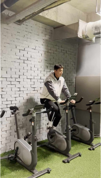 국가대표 정우영 선수님의 어썸바이크 이용 모습 포착!