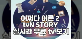 어쩌다 어른 2 tvN STORY 실시간 무료 tv 보기 (특강 쇼) | 재방송 다시보기 보러가기 | 출연진 정보 | 기본정보 | 공식영상 | 넷플릭스...
