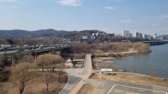 동작대교 전망좋은 노을카페 한강수상콜택시