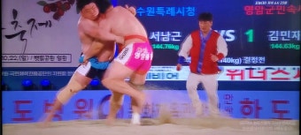 백두급 괴물 김민재장사 다시    백두장사 등극 !
