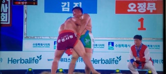 김진 장사, 추석장사씨름대회 백두장사 등극(통산 11승째 달성)