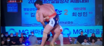 태안,최성민장사 설날장사씨름대회 백두장사 등극(통산 5승째)