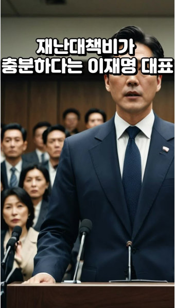 재난대책비가 충분하다는 이재명 대표