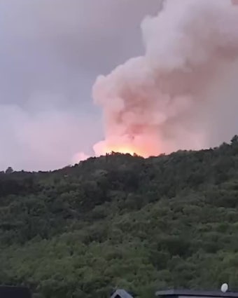 대구 함지산 산불, 진화율 82퍼센트! 주불 진화에 총력