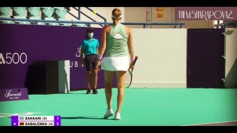 [HL 확장판] 2021 아부다비 WTA 위민스 테니스 오픈 단식 준결승전 아리나 사발렌카 vs 마리아 사카리