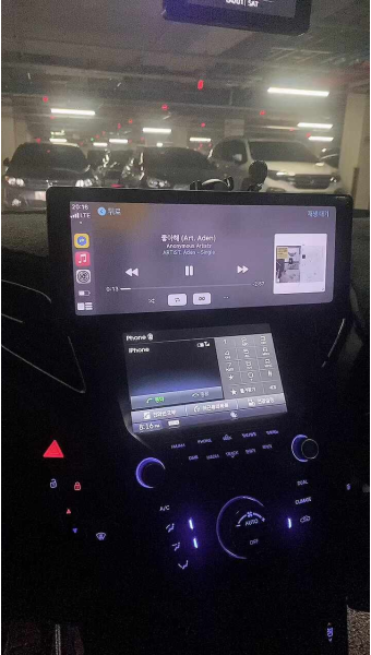 대쉬보드 카플레이 모니터 달기