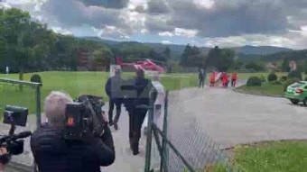 슬로바키아 총리 피격 영상들