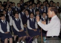이회창후보 일일교사