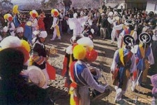 중요무형문화재 임실필봉농악 일본 공연