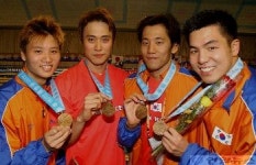 남자 800m 계영 동메달