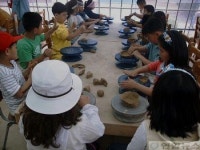 시골 미니학교의 도예교실