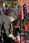 대구 동성로의 구세군 자선냄비