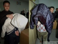 검거된 경관 살해 용의자들