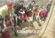 이명박서울시장 식목행사