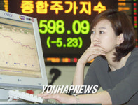 종합주가지수 600선 무너져