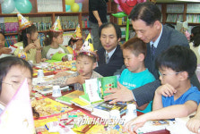 해찬들, 폐광촌 어린이 도서관에 도서 기증