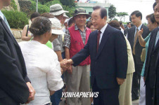 김영삼 전 대통령 거제 생가 방문
