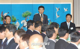 노대통령, 전남 동부지역인사 오찬 간담회