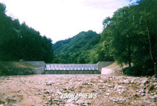 산사태 피해 최소화 하는 혼합형 사방댐 첫 건설