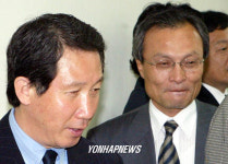 김근태 대표와 이해찬의원