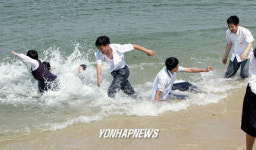 경포 한여름(?)